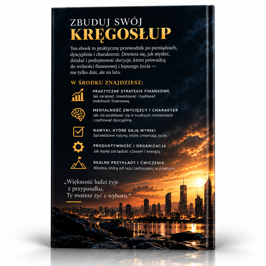 Kręgosłup – Ebook o pieniądzach, dyscyplinie i charakterze