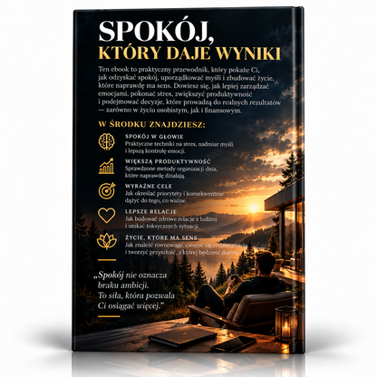 Spokój, który daje wyniki – Ebook o Samorozwoju